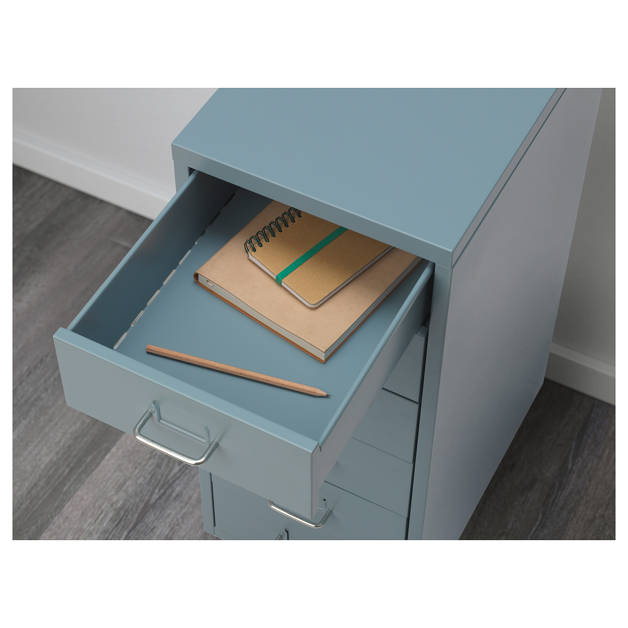 HELMER drawer unit on castors, blue IKEA Indonesia
