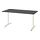 BEKANT - desk, black stained ash veneer/white, 160x80 cm | IKEA Indonesia - PE740530_S1