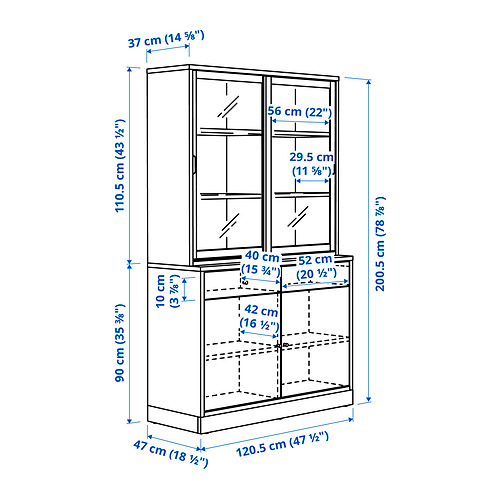 TONSTAD Measurement Illustration