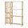 IVAR - shelving unit with doors, pine, 134x30x179 cm | IKEA Indonesia - PE793340_S1