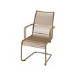 VÄSMAN - chair with armrests, outdoor, brown | IKEA Indonesia - PE917725_S2
