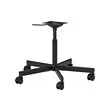 ÖRFJÄLL - rangka kursi, putar, hitam | IKEA Indonesia - PE740758_S2