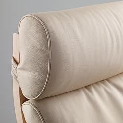 POÄNG - Armchair cushion, Glose eggshell