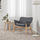 VEDBO - kursi berlengan, Gunnared abu-abu tua | IKEA Indonesia - PE704432_S1