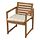 NÄMMARÖ chair with armrests, outdoor