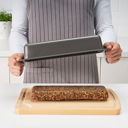 HEMMABAK - Loaf tin, grey, 1.8 l