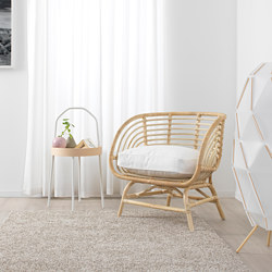 BUSKBO - Armchair, rattan