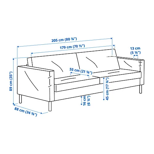 SALTSJÖBADEN Measurement Illustration