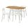 JANINGE/IKEA PS 2012 - table and 4 chairs, bamboo/white, 138 cm | IKEA Indonesia - PE741259_S1