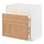 METOD/MAXIMERA - base cab f TALLSJÖN sink, white/Vedhamn oak, 80x60 cm | IKEA Indonesia - PE839358_S1