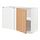 METOD - corner base cabinet with shelf, white/Vedhamn oak, 128x68x80 cm | IKEA Indonesia - PE839383_S1