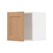 METOD - Wall cabinet, white/Vedhamn oak, 40x37x40 cm