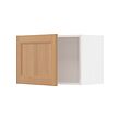 METOD - Kabinet dinding, putih/Vedhamn kayu oak, 60x37x40 cm