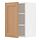 METOD - wall cabinet with shelves, white/Vedhamn oak, 40x37x60 cm | IKEA Indonesia - PE839463_S1