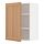 METOD - wall cabinet with shelves, white/Vedhamn oak, 60x37x80 cm | IKEA Indonesia - PE839417_S1