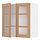 METOD - wall cabinet w shelves/2 glass drs, white/Vedhamn oak, 80x37x80 cm | IKEA Indonesia - PE839454_S1