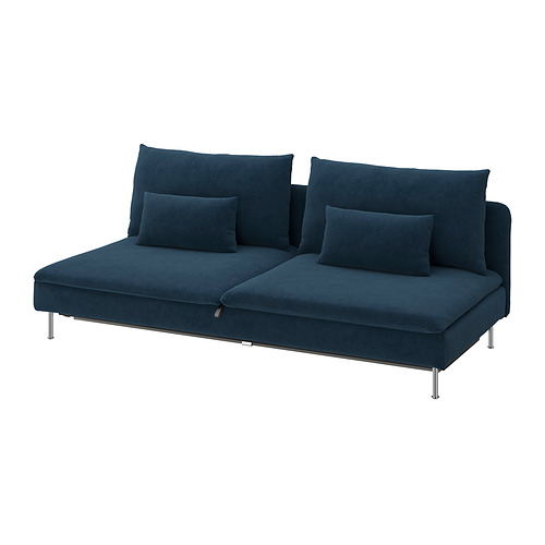 SÖDERHAMN cover for 3-seat sofa-bed section