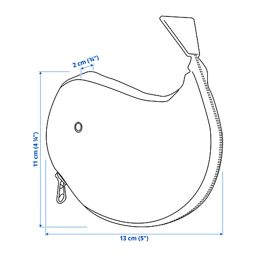 ROMELSÖN Measurement Illustration