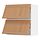 METOD - kbnt dinding horizontal dg 2 pintu, putih/Vedhamn kayu oak, 80x37x80 cm | IKEA Indonesia - PE839455_S1