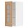 METOD - kabinet dinding dgn rak/pintu kaca, putih/Vedhamn kayu oak, 30x37x60 cm | IKEA Indonesia - PE839458_S1