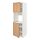 METOD - high cab f oven w 2 doors/shelves, white/Vedhamn oak, 60x60x200 cm | IKEA Indonesia - PE839482_S1
