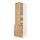 METOD/MAXIMERA - kab tgg dgn rk/4lc/pntu/2 pntu dpn, putih/Vedhamn kayu oak, 60x60x220 cm | IKEA Indonesia - PE839528_S1