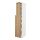 METOD/MAXIMERA - kab tgi dg fgs trk 4 lc/1 pnt/2 rak, putih/Vedhamn kayu oak, 40x60x220 cm | IKEA Indonesia - PE839540_S1