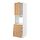 METOD/MAXIMERA - kab tinggi u oven dg pintu/3 laci, putih/Vedhamn kayu oak, 60x60x220 cm | IKEA Indonesia - PE839497_S1