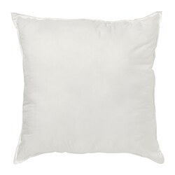 INNER - Alas bantal kursi, putih/keras, 50x50 cm