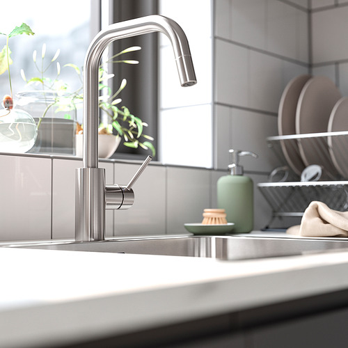 ÄLMAREN keran mixer dapur dg cerat tarik