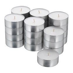GLIMMA - Unscented candle in metal cup