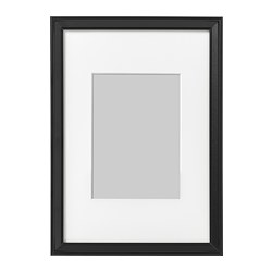 KNOPPÄNG - Frame, black, 21x30 cm