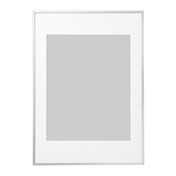 LOMVIKEN - Bingkai, aluminium, 50x70 cm