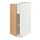 METOD - kabinet dasar dengan rak, putih/Vedhamn kayu oak, 30x60x80 cm | IKEA Indonesia - PE839561_S1