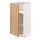 METOD - base cabinet with shelves, white/Vedhamn oak, 40x37x80 cm | IKEA Indonesia - PE839554_S1