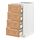 METOD/MAXIMERA - base cb 4 frnts/2 low/3 md drwrs, white/Vedhamn oak, 40x60x80 cm | IKEA Indonesia - PE839585_S1