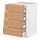 METOD/MAXIMERA - base cb 4 frnts/2 low/3 md drwrs, white/Vedhamn oak, 60x60x80 cm | IKEA Indonesia - PE839550_S1