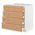 METOD/MAXIMERA - base cb 4 frnts/2 low/3 md drwrs, white/Vedhamn oak, 80x60x80 cm | IKEA Indonesia - PE839586_S1