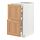 METOD/MAXIMERA - base cb 2 frnts/2 low/1 md/1 hi drw, white/Vedhamn oak, 40x60x80 cm | IKEA Indonesia - PE839590_S1