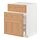 METOD/MAXIMERA - kbnet dsar u bk cuci+3 bgn dpn/2lc, putih/Vedhamn kayu oak, 60x60x80 cm | IKEA Indonesia - PE839593_S1