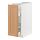 METOD/MAXIMERA - base cabinet/pull-out int fittings, white/Vedhamn oak, 30x60x80 cm | IKEA Indonesia - PE839595_S1