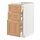 METOD/MAXIMERA - base cabinet with 3 drawers, white/Vedhamn oak, 40x60x80 cm | IKEA Indonesia - PE839614_S1
