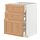 METOD/MAXIMERA - base cabinet with 3 drawers, white/Vedhamn oak, 60x60x80 cm | IKEA Indonesia - PE839615_S1