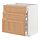 METOD/MAXIMERA - base cabinet with 3 drawers, white/Vedhamn oak, 80x60x80 cm | IKEA Indonesia - PE839580_S1