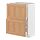 METOD/MAXIMERA - base cabinet with 2 drawers, white/Vedhamn oak, 60x37x80 cm | IKEA Indonesia - PE839619_S1