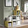 EKET - kombinasi kabinet dengan kaki, putih/kuning pucat, 105x35x107 cm | IKEA Indonesia - PE918372_S1