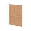 METOD - 2 fronts for dishwasher, Vedhamn oak, 60 cm
