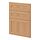 METOD - 3 pintu depan utk mesin cuci piring, Vedhamn kayu oak, 60 cm | IKEA Indonesia - PE839635_S1