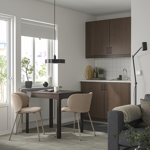 EKEDALEN extendable table, dark brown, 80/120x70 cm | IKEA Indonesia