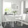 LIDÅS/EKEDALEN - table and 4 chairs, white/white white, 120/180 cm | IKEA Indonesia - PE948257_S1